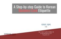 Korean Business Essentials: A Step-by-step Guide to Korean Business Card Etiquette