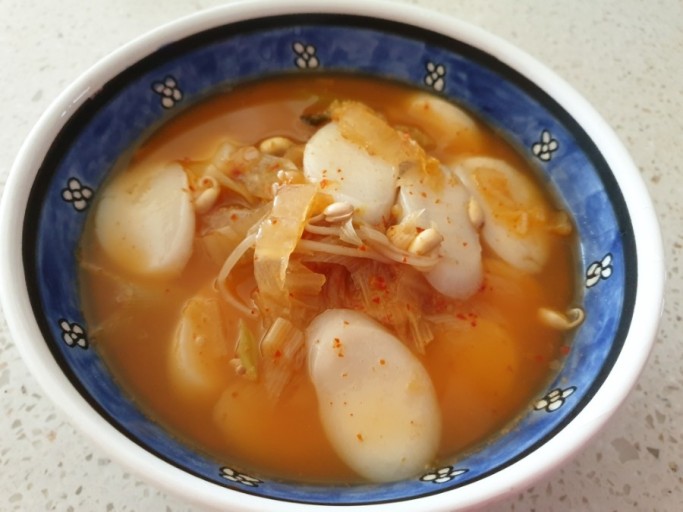 Kimchi Rice Cake Soup