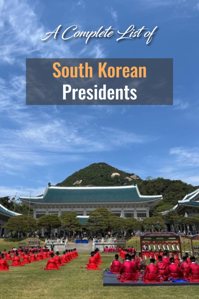 Lingua Asia A Complete List of South Korean Presidents and Their Accomplishments