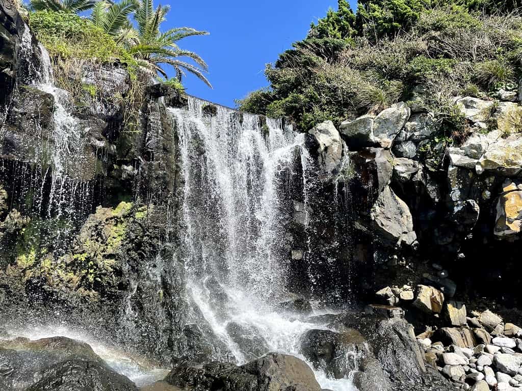 Lingua Asia Waterfall on Jeju