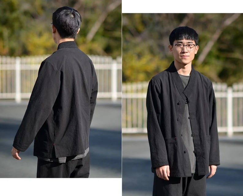 black-modern-hanbok-jacket_Etsy